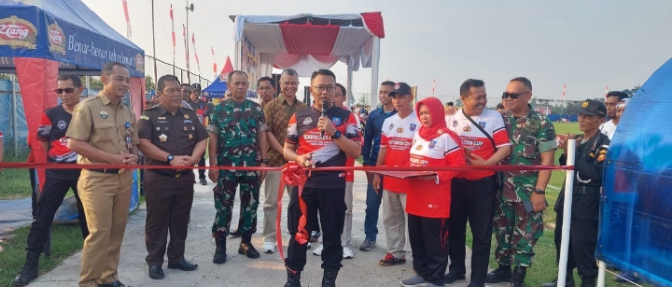Alfamart Gelontorkan CSR untuk Jogging Track di Stadion Penusupan Kabupaten Tegal 