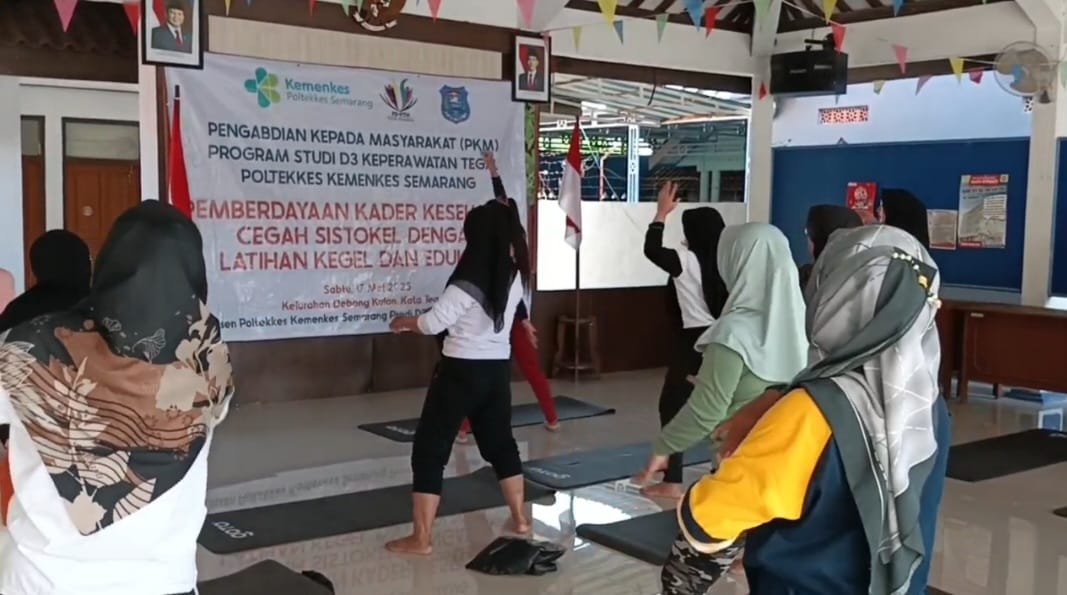 Cegah Sistokel, 35 Kader di Debong Kulon Kota Tegal Dilatih lewat Senam Kegel ‎