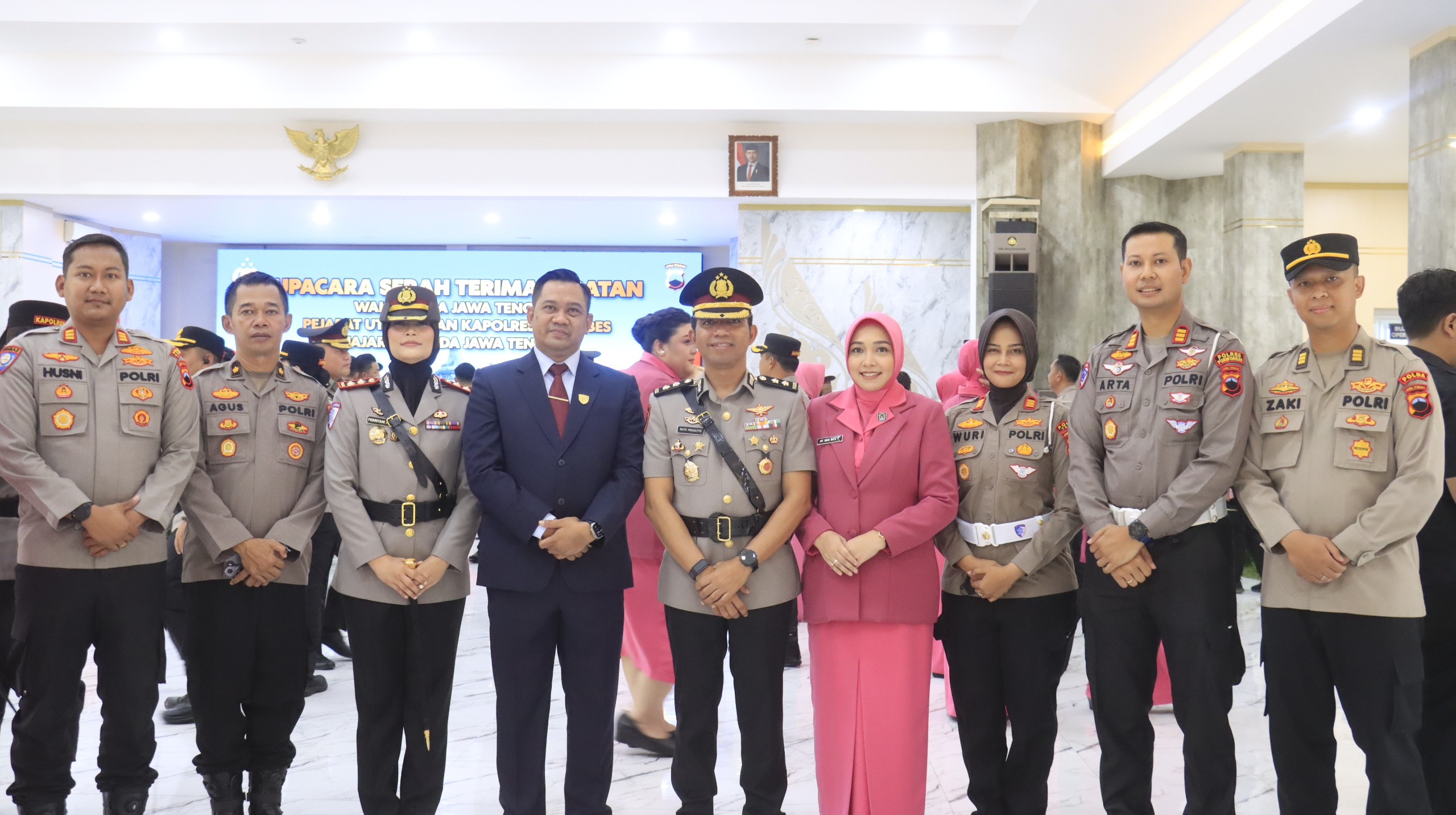 Kapolda Jateng Pimpin Sertijab Kapolres Tegal di Gedung Borobudur