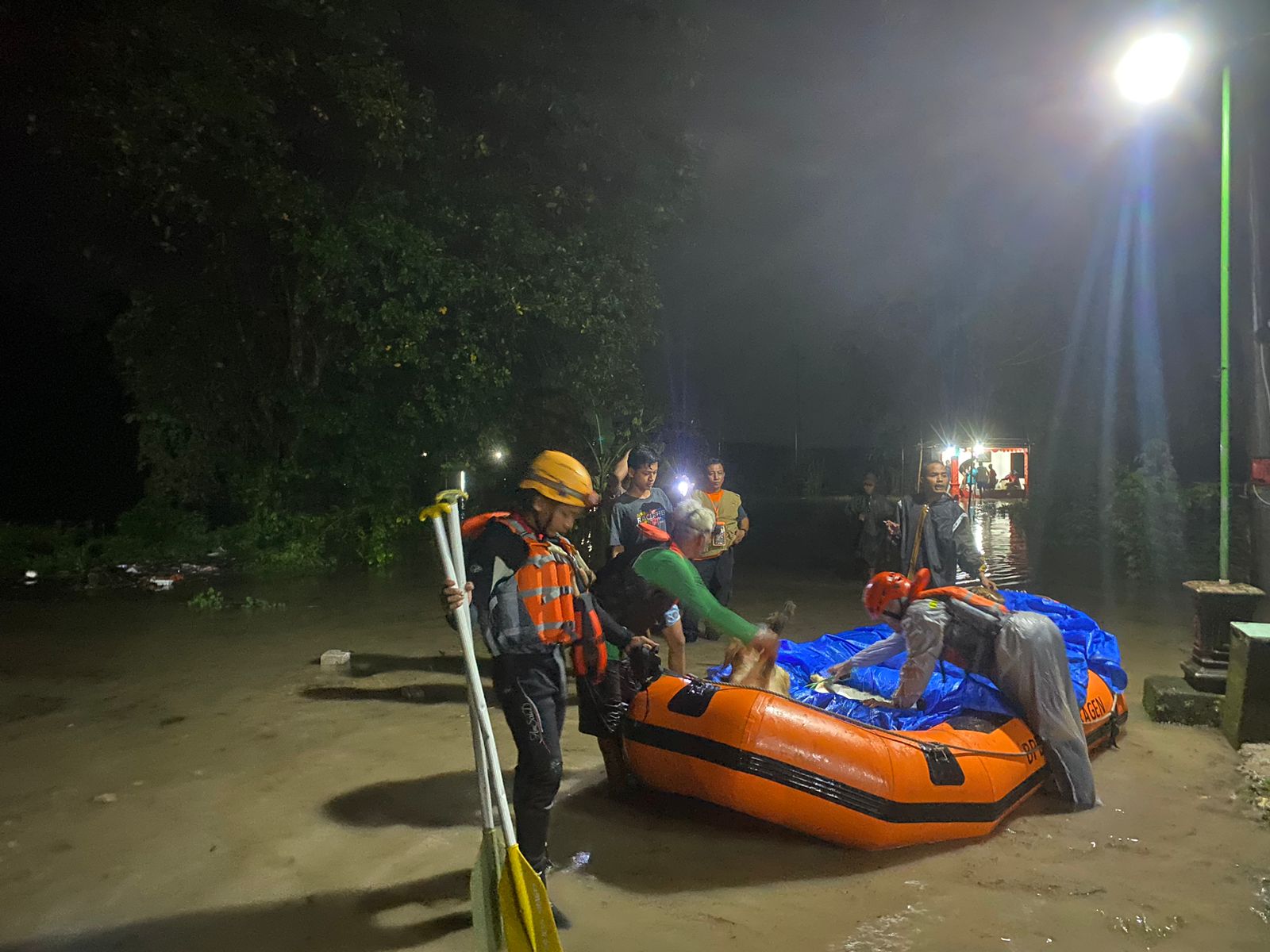 Enam Kecamatan Terendam Banjir, Wilayah Sragen Terdampak Luapan Anak Sungai Bengawan Solo 