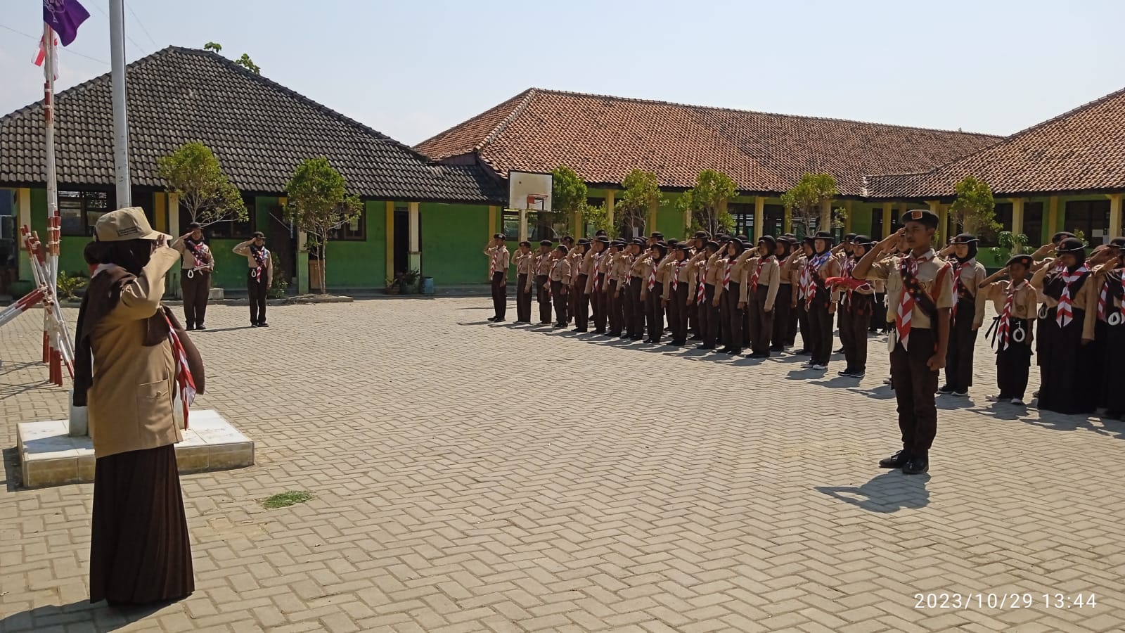 Keren! Warga SMPN 2 Suradadi Gelar Latihan Gabungan Pramuka