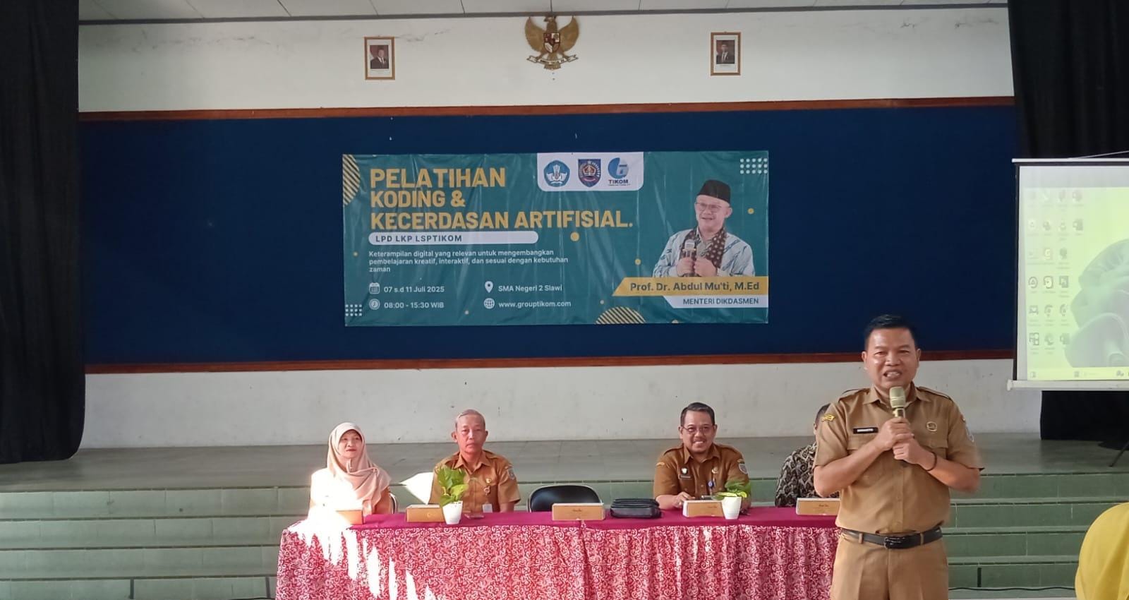 Dinas Dikbud Kabupaten Tegal Adakan Pelatihan Koding dan Kecerdasan Buatan 