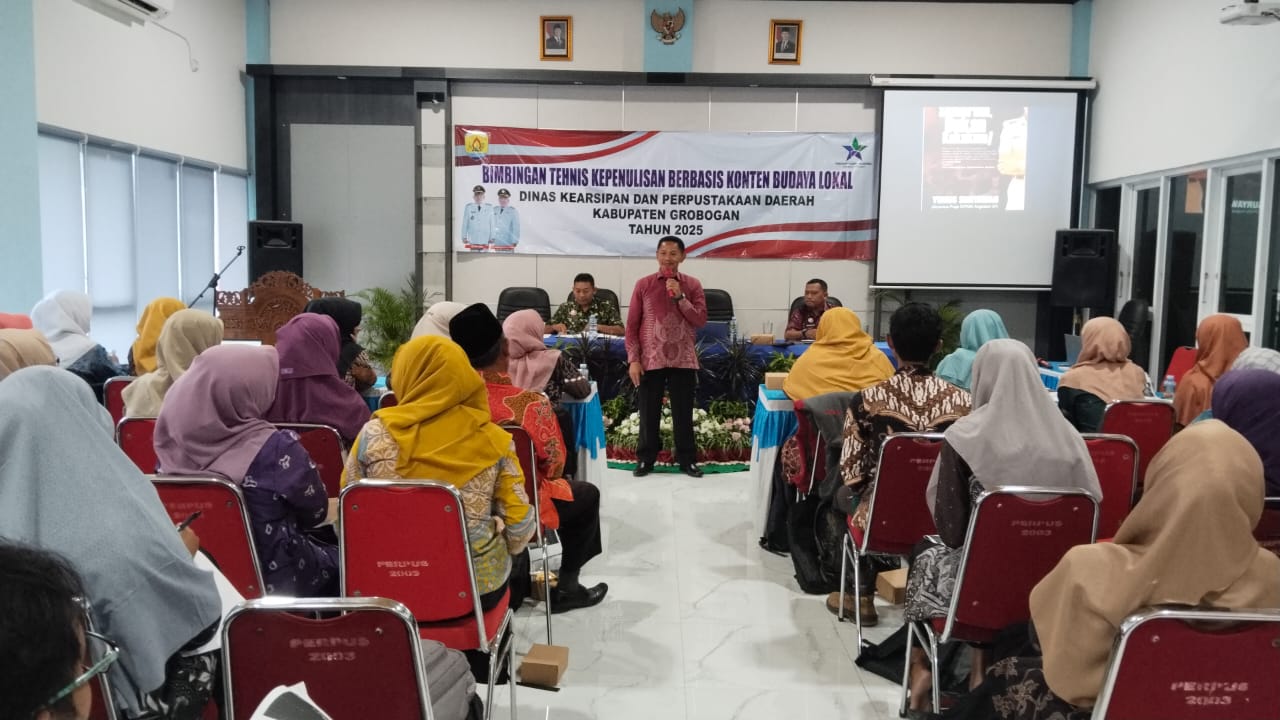 Dinarpusda Grobogan Fasilitasi Pegiat Literasi dengan Bimtek, Lestarikan Budaya Lokal melalui Karya Tulis