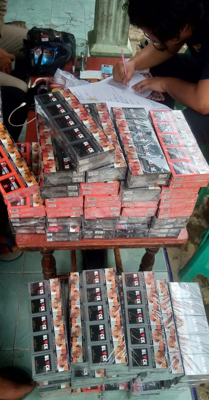 120 Slop Rokok Tanpa Pita Cukai di Brebes Disita Petugas 