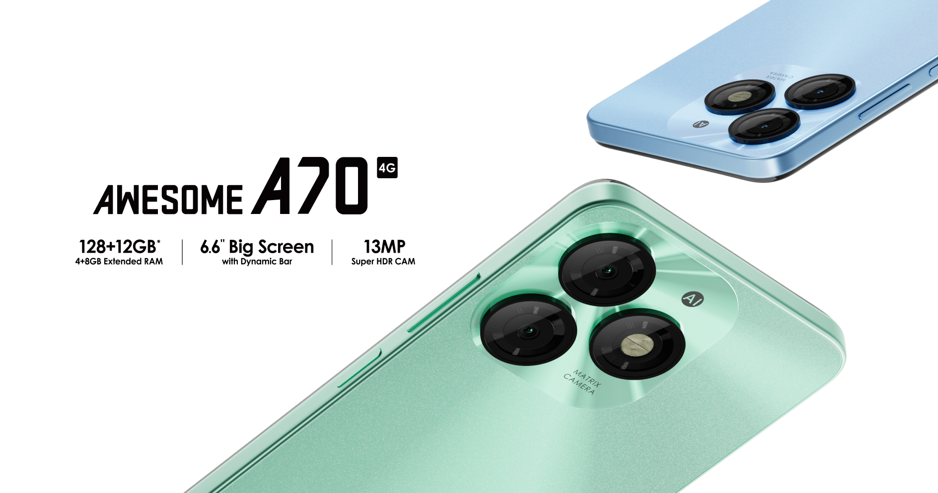 Itel A70, Smartphone 900 Ribuan dengan Spesifikasi Mumpuni, Memori Besar 128 GB dan Punya Dual Camera Oke