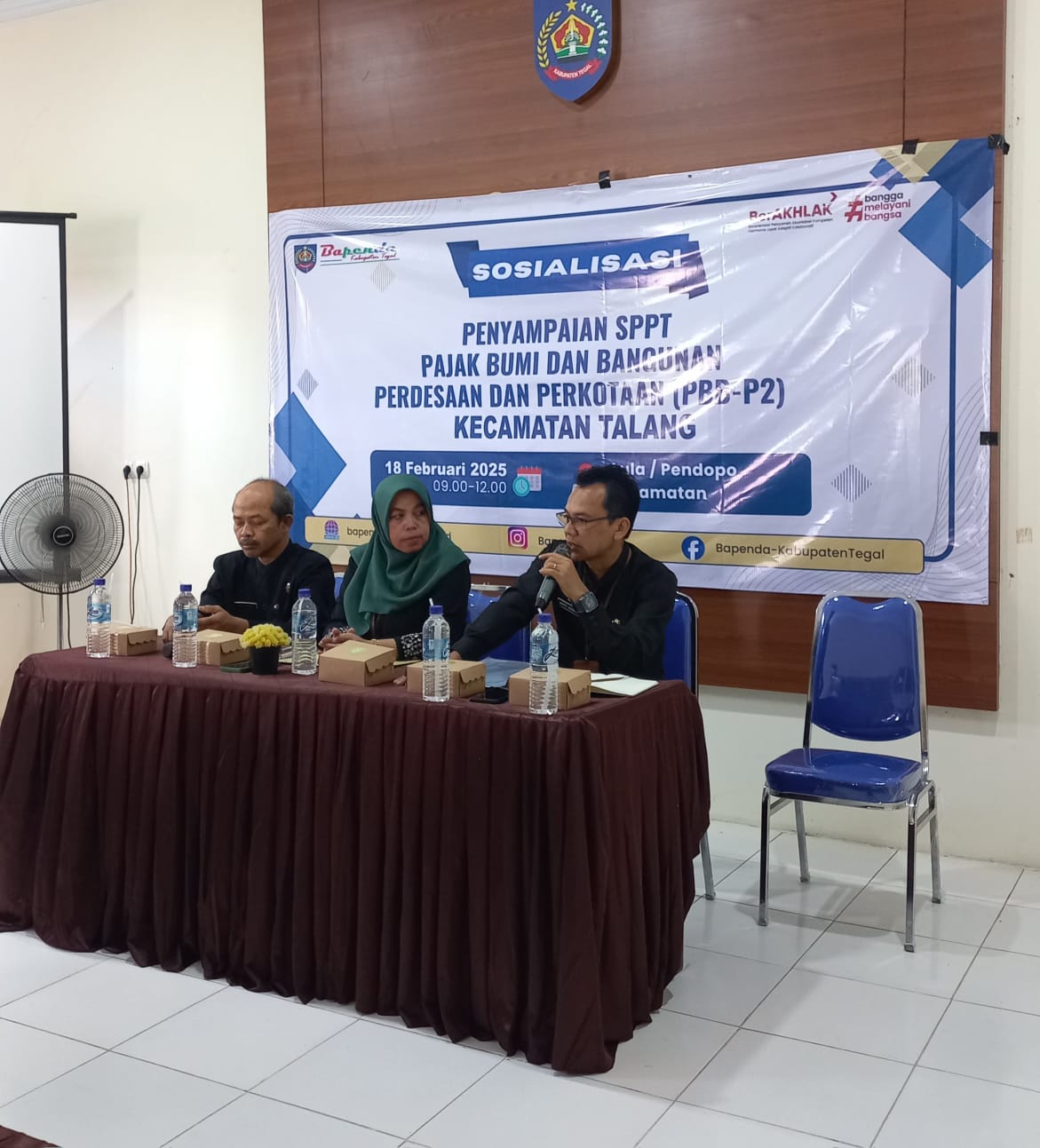 Bapenda Kabupaten Tegal Sosialisasikan Penyampaian SPPT PBB-P2