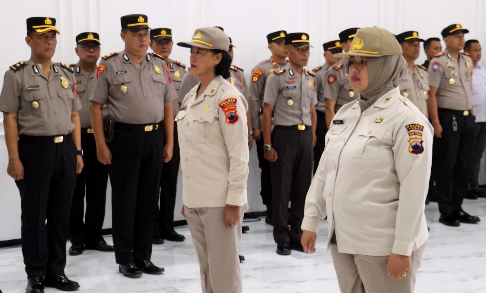 Polres Tegal Gelar Kenaikan Pangkat PNS Polri