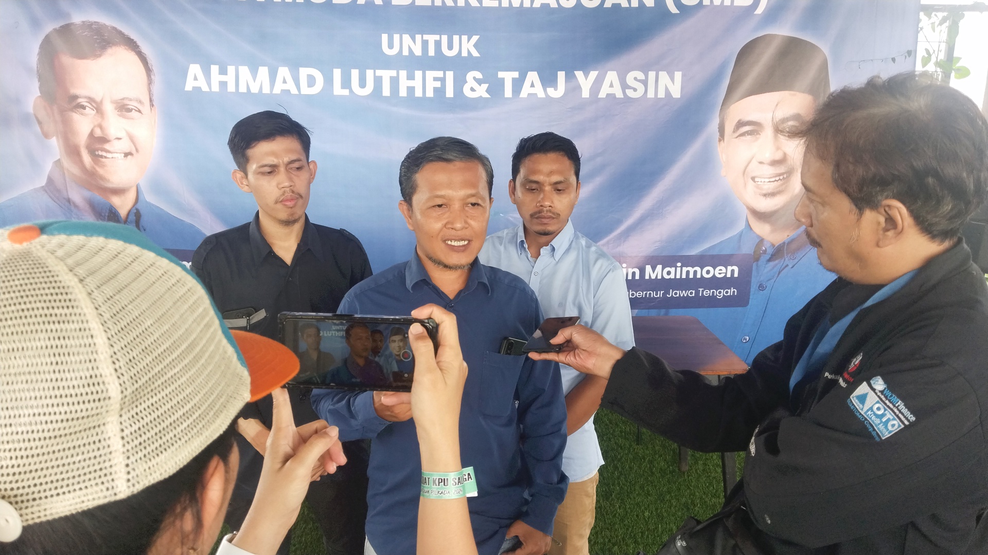 Jelang Hari Tenang, Sosialisasi Pemuda SMB Dukung Ahmad Luthfi-Taj Yasin Baru Digelar