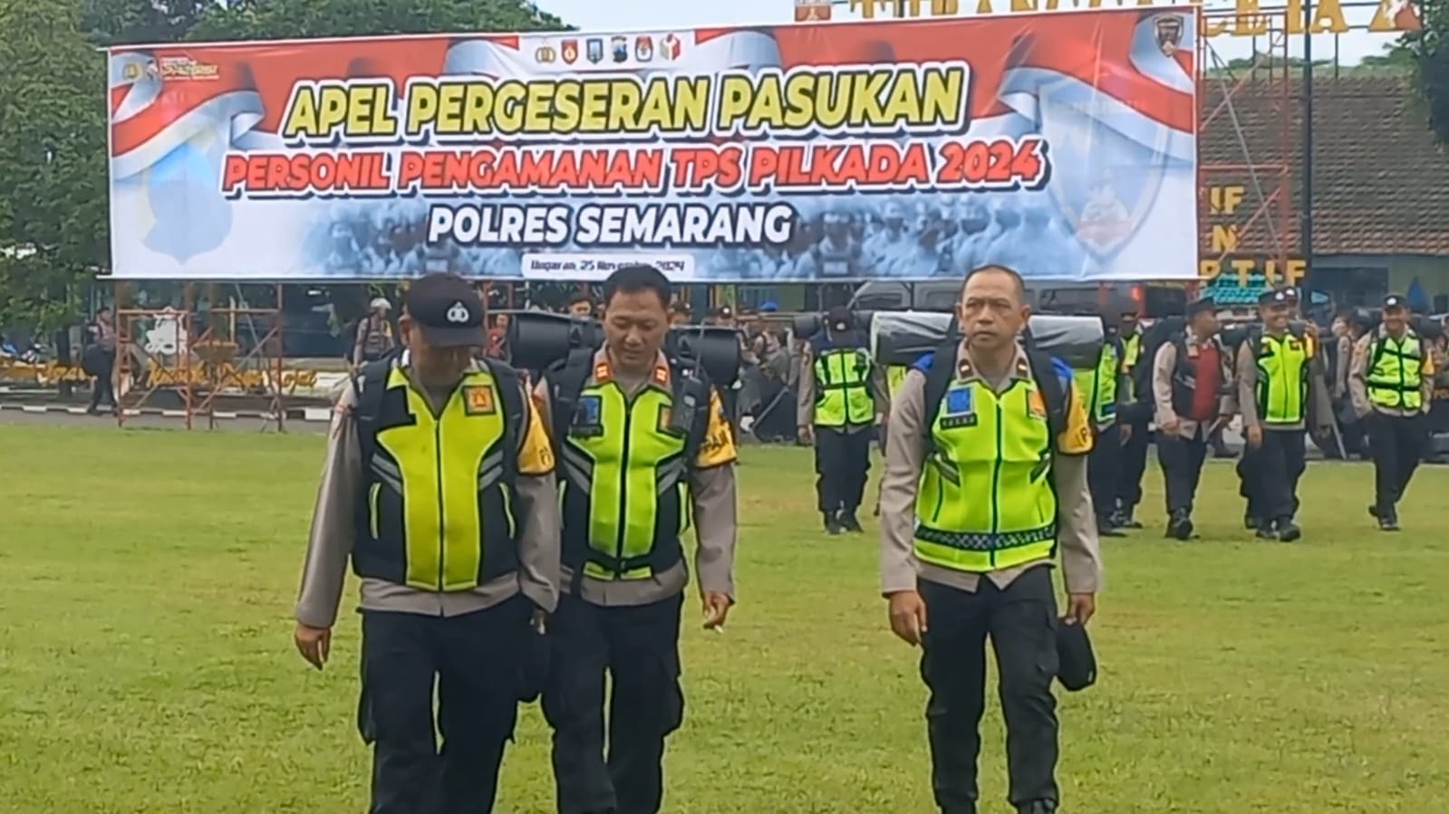 Polres Semarang Dapat Bantuan 35 Personel TNI dan 24 Personil BKO Brimob