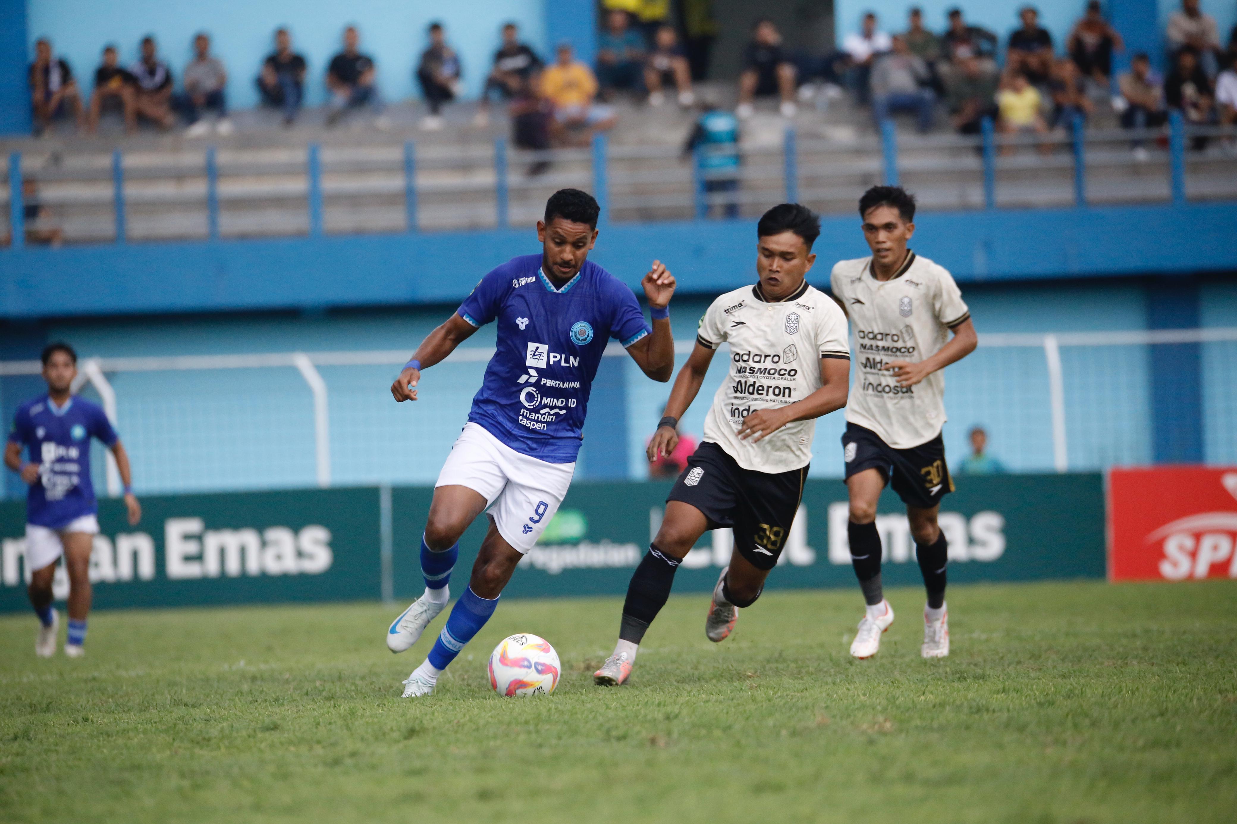 Dipermalukan Nusantara United FC, Persiku Gagal Raup Poin Penuh di Kandang