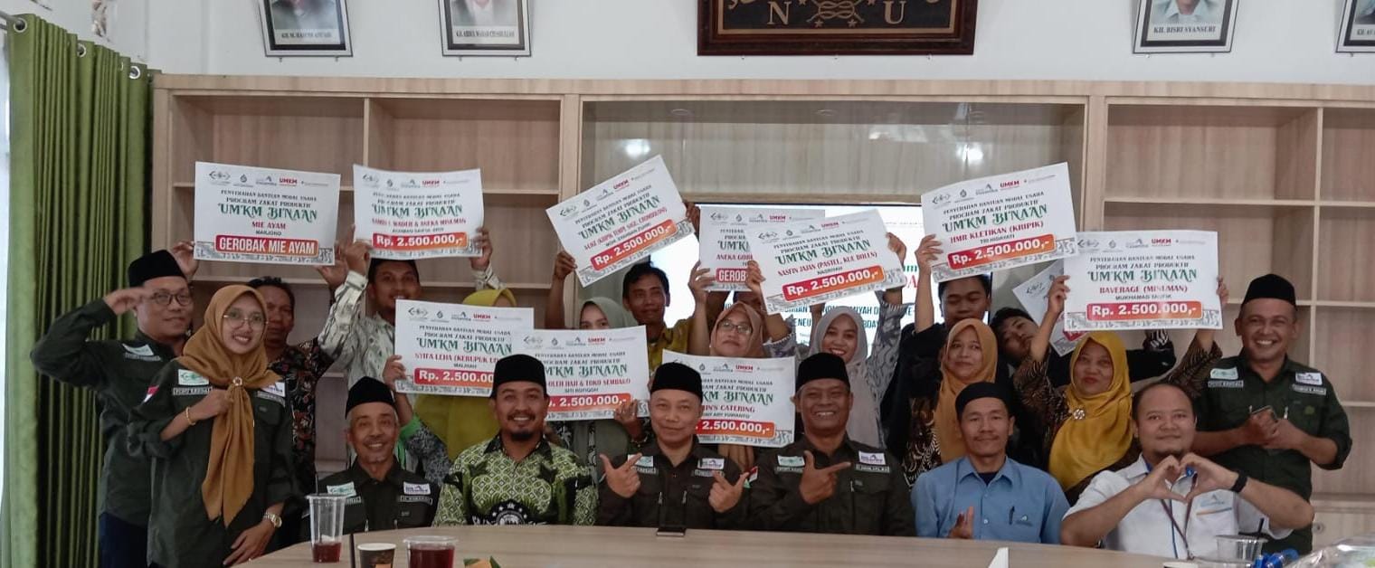 NU Care-Lazisnu Kendal Salurkan Bantuan Modal Usaha