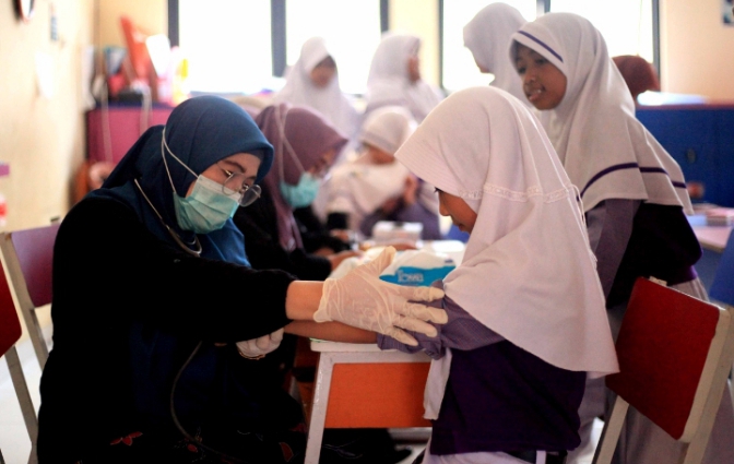 Siswa SD Muhammadiyah 1 Kota Tegal Difasilitasi Medical Check Up