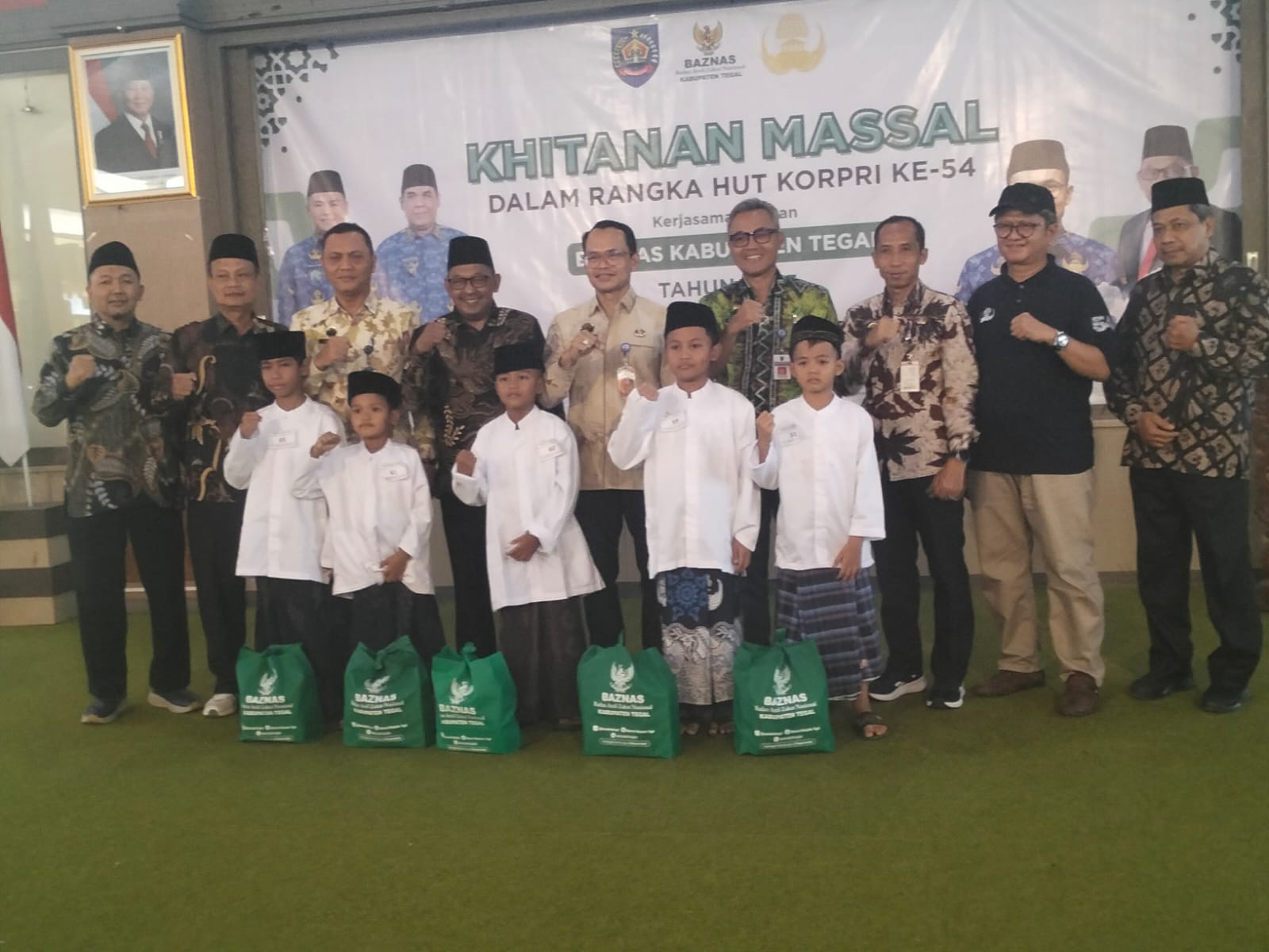 Rangkaian HUT ke-54 Korpri, Baznas Dukung Khitan Massal