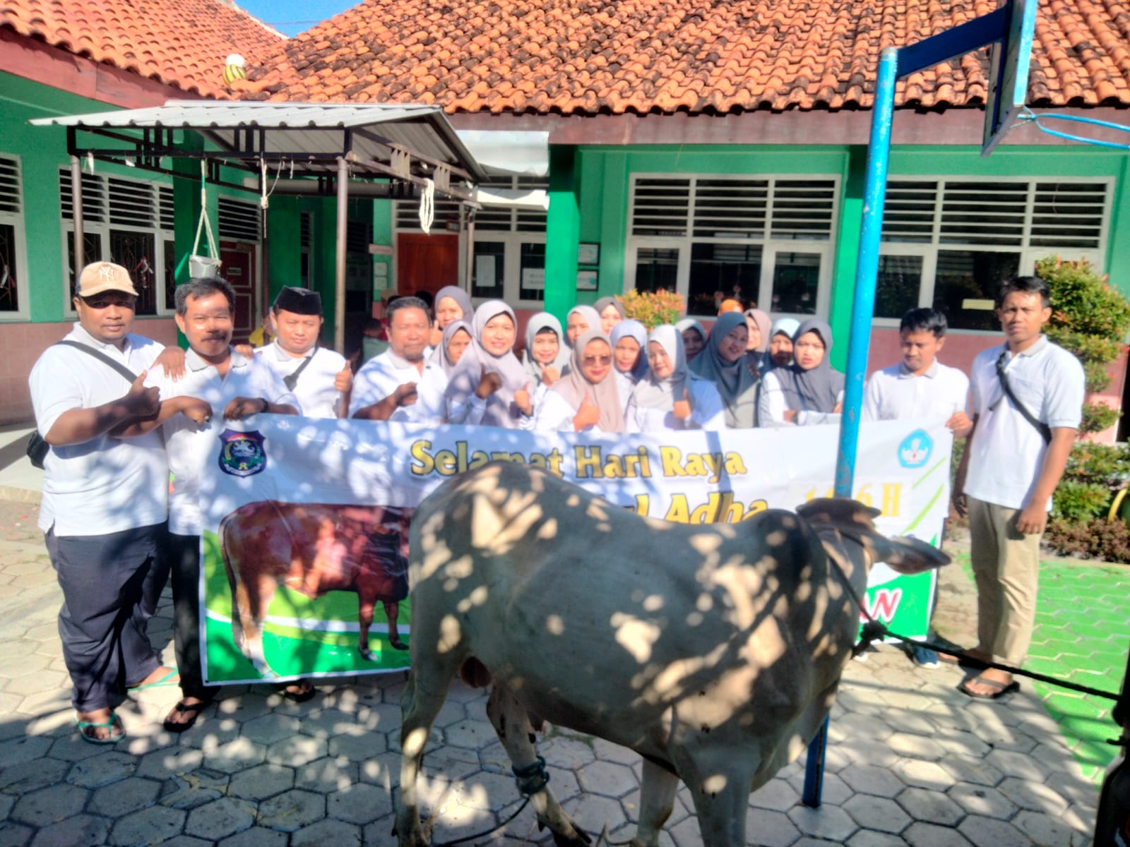 Belajar Sejak Dini, SD Negeri Cabawan 2 Kota Tegal Kurban Satu Ekor Sapi
