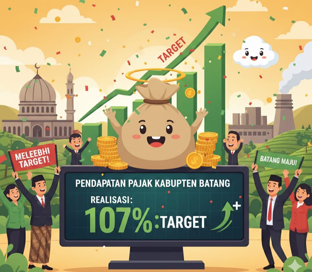 Pajak Daerah Batang Tembus 107 Persen, Capai Rp233 Miliar 