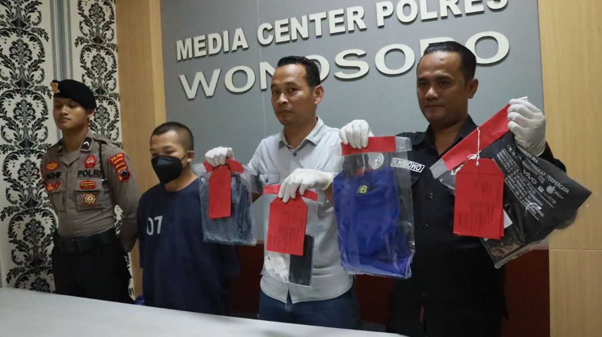 Coba Gelapkan Handphone, Pemuda Asal Kertek Dibekuk Polres Wonosobo