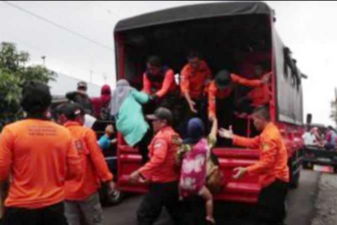 BPBD Kabupaten Pemalang Simulasi Bencana Gunung Slamet