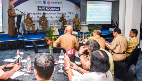 Nina Pimpin Rakor Stunting, Target 14,2% Tahun 2029 Jadi Prioritas Salatiga