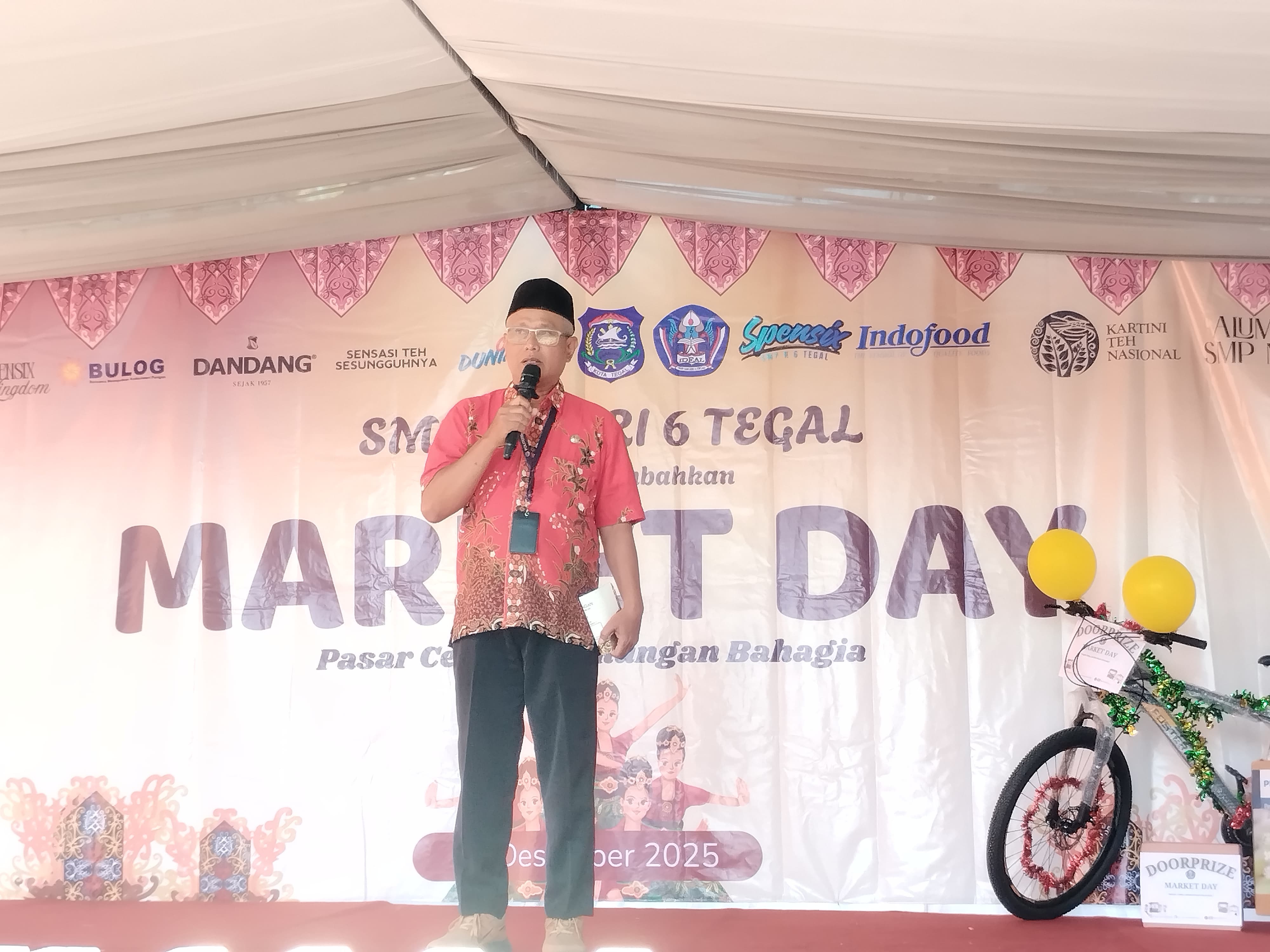 Pasar Ceria Wujudkan Lingkungan Bahagia di SMP Negeri 6 Kota Tegal