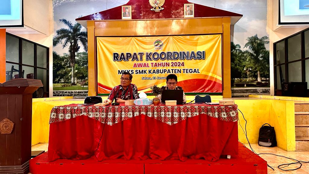 Pengurus MKKS SMK Kabupaten Tegal Adakan Rakor 