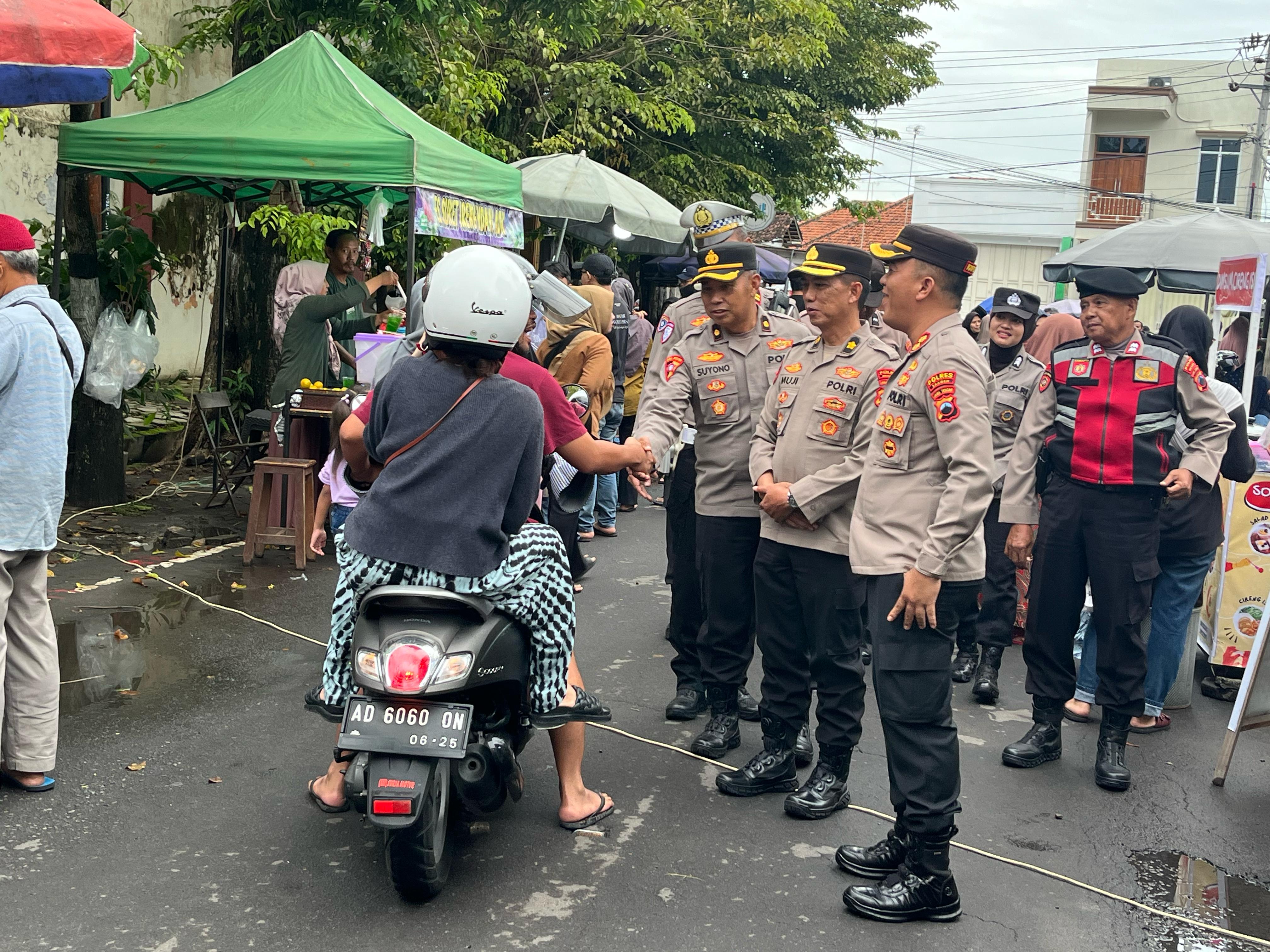 Meski di Tengah Kota ! Kapolres Sragen Puji Bazar UMKM Lantaran Lalulintas Tetap Lancar