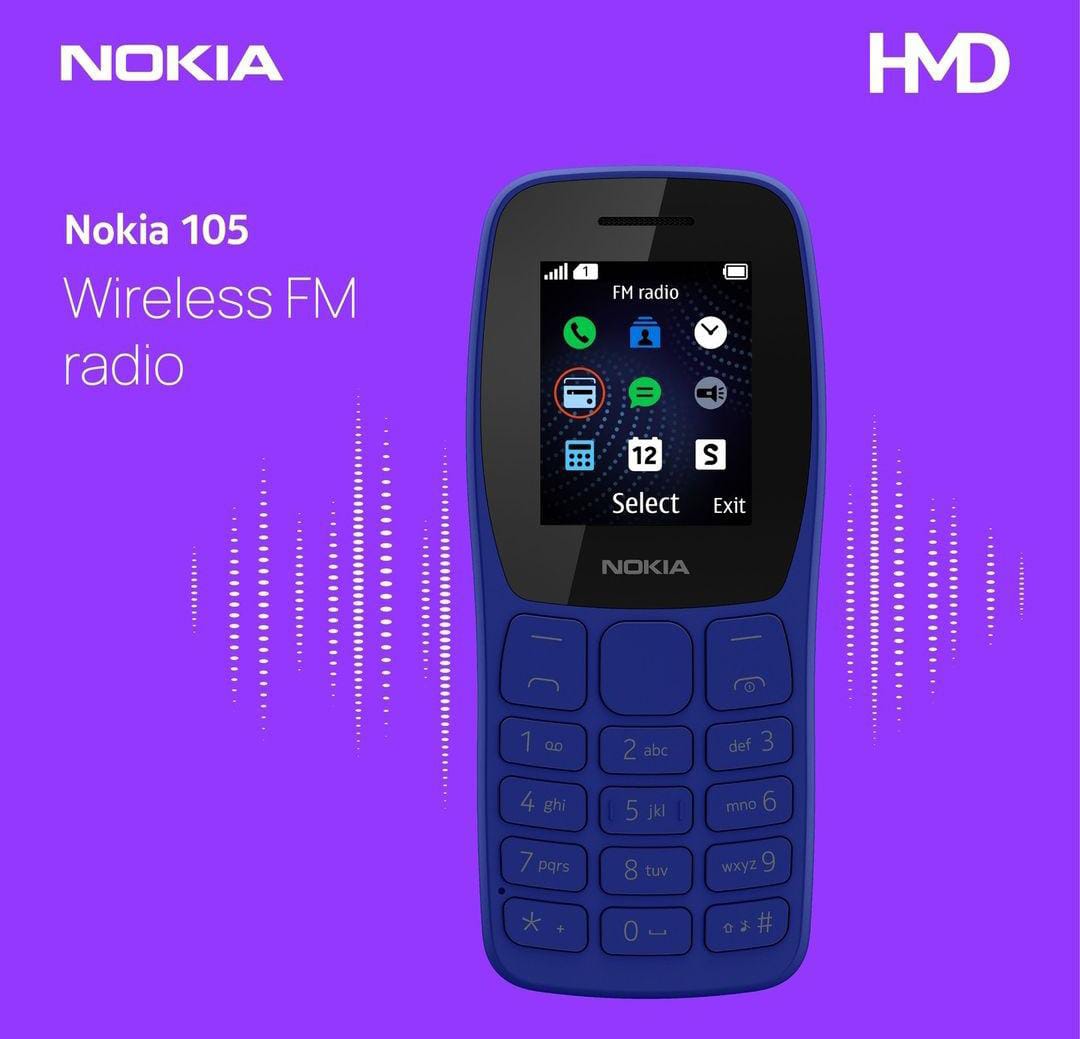 Nokia 105 dengan 8 Fitur Klasik 