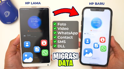 Cara Memindahkan Data dari Hp Lama ke Baru