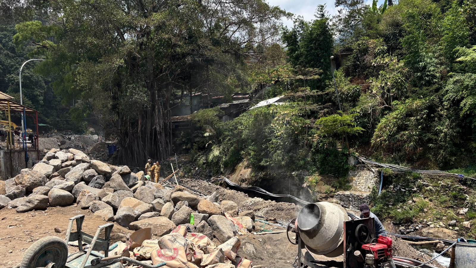 Proyek Pancuran 5 dan Jembatan Guci Tegal Dikebut, Awal Desember Rampung