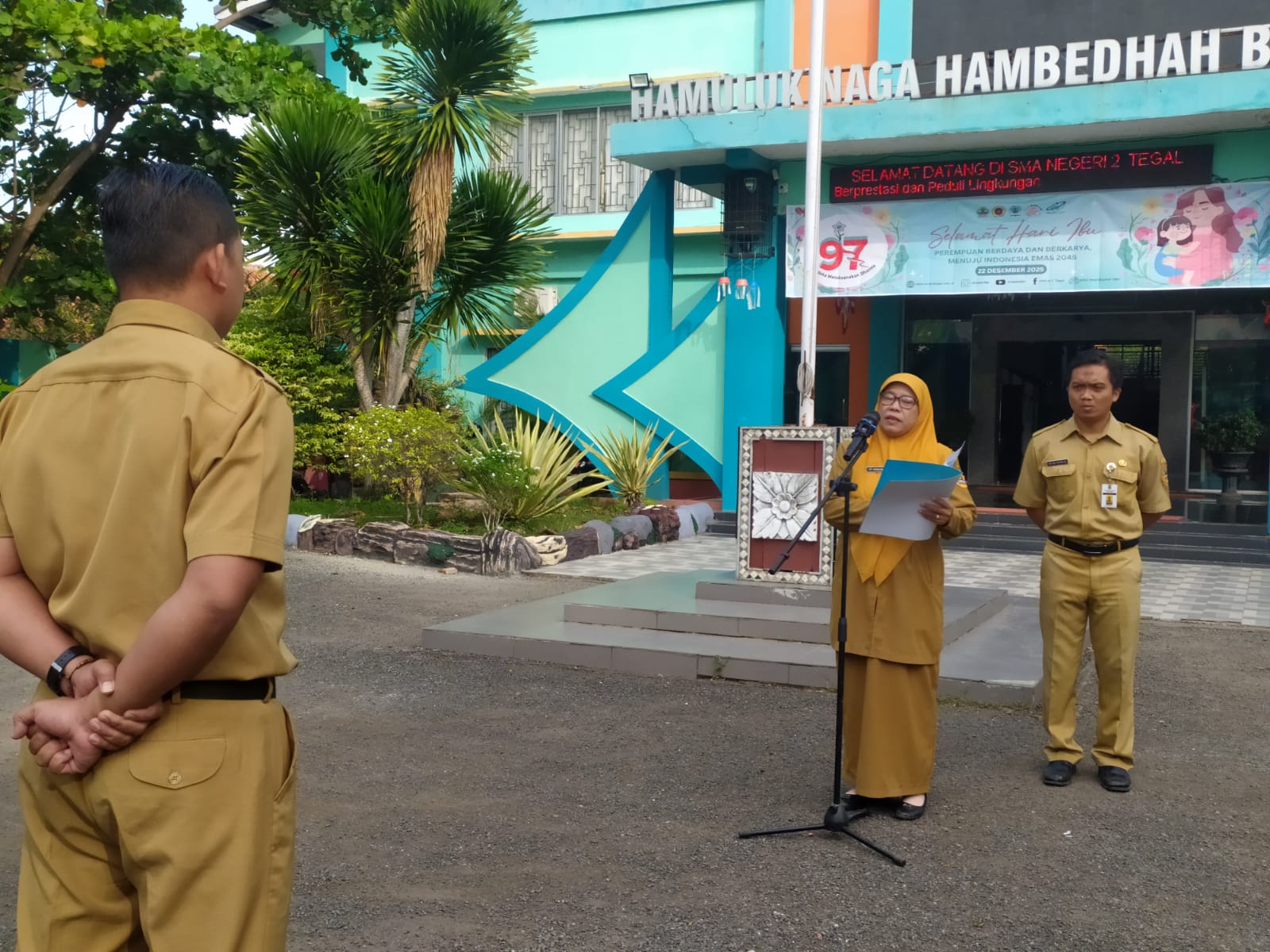 Peringati Hari Ibu ke-97, SMAN 2 Tegal Gaungkan Pesan Menteri PPPA tentang Perempuan Berdaya