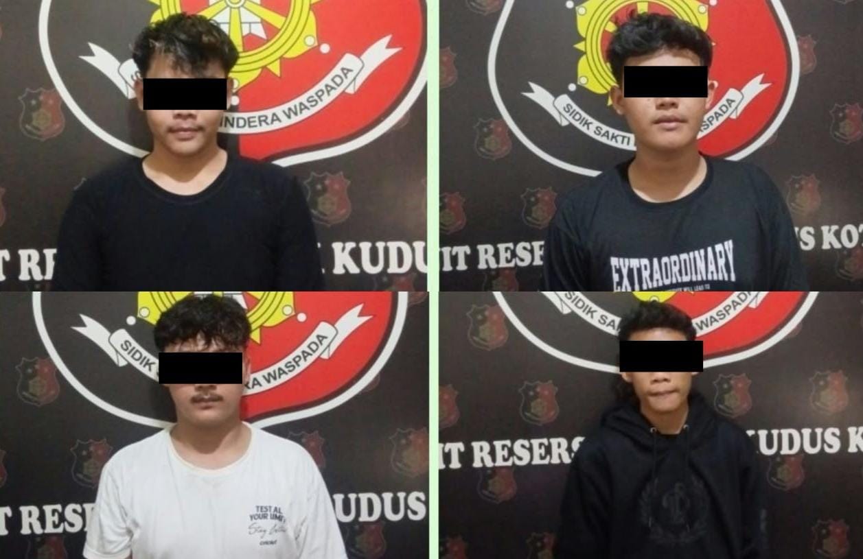Berawal dari Klakson Motor, Pemuda Dikeroyok di Kudus, 8 Orang Diamankan