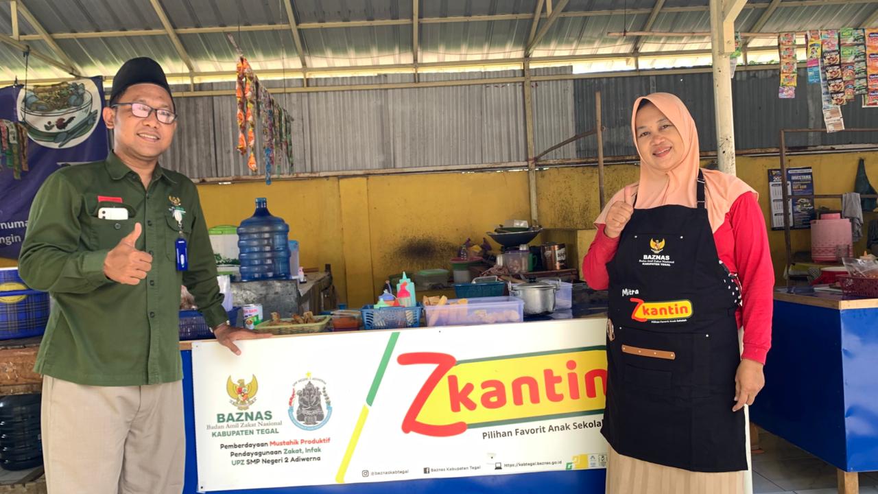 Berdayakan Kantin Sekolah, Baznas Kabupaten Tegal Luncurkan Z-Kantin