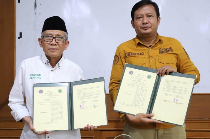 Keren, UPS Tegal Teken MoU dengan Unisnu Jepara 