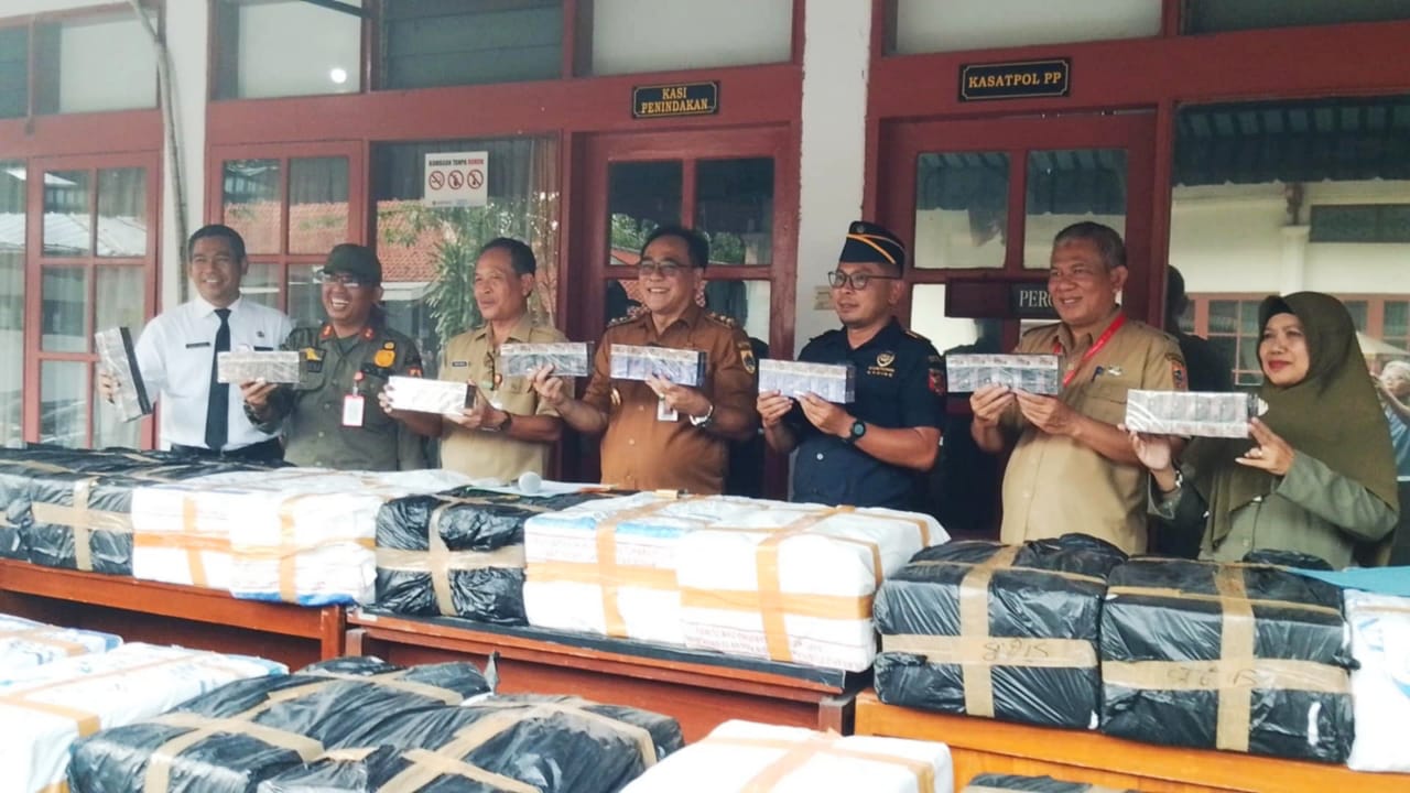 Ribuan Rokok Ilegal Berhasil Diamankan di Kabupaten Pemalang  ‎