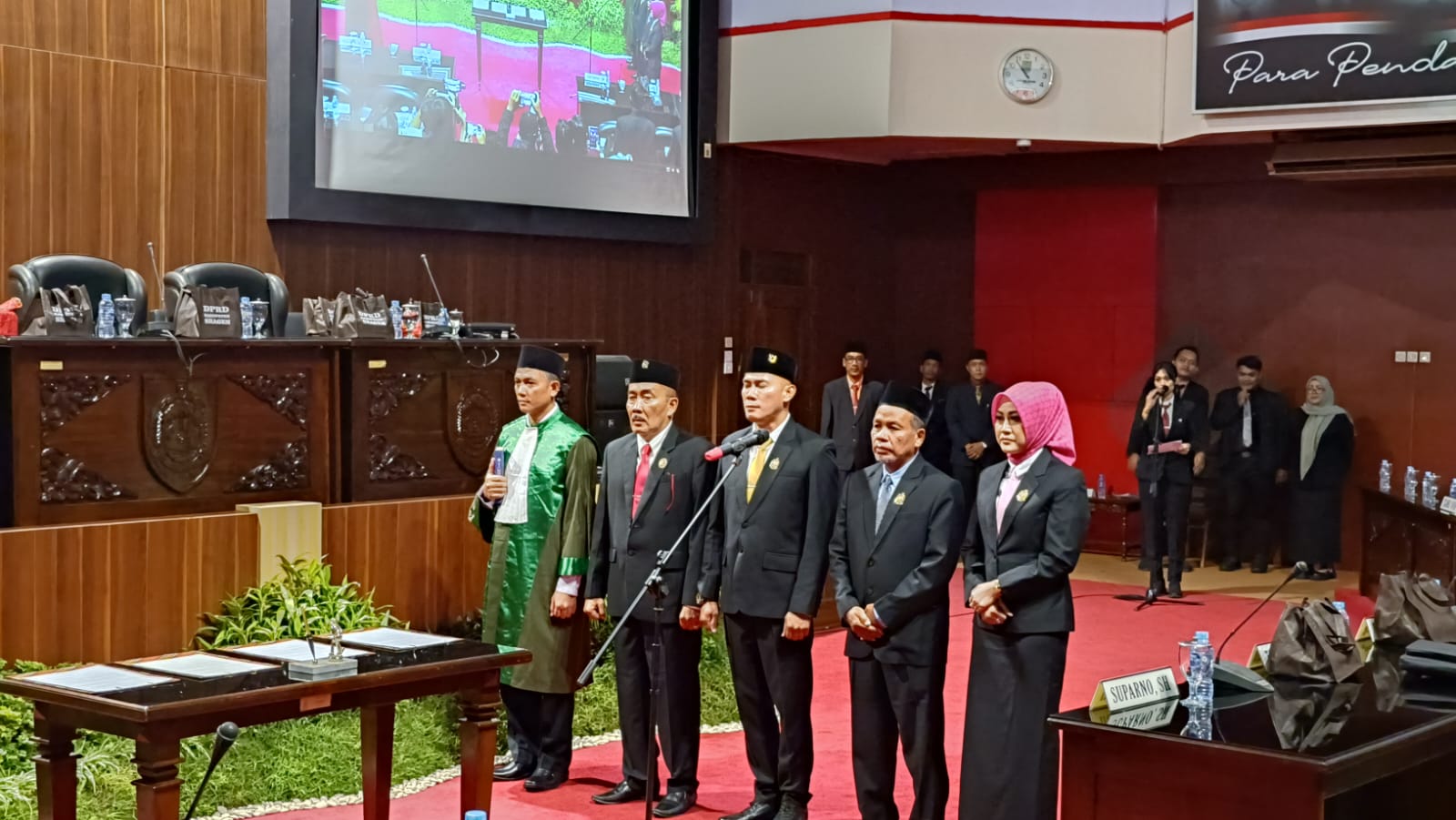 Empat Pimpinan DPRD Sragen Resmi Dilantik, Dua di Antaranya Wajah Baru