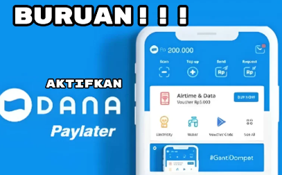 Cara Mengaktifkan DANA PayLater Terbaru