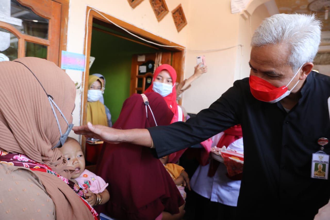 Stunting Brebes Tinggi, Ganjar Berburu Baduta dan Ibu Hamil Risiko Tinggi