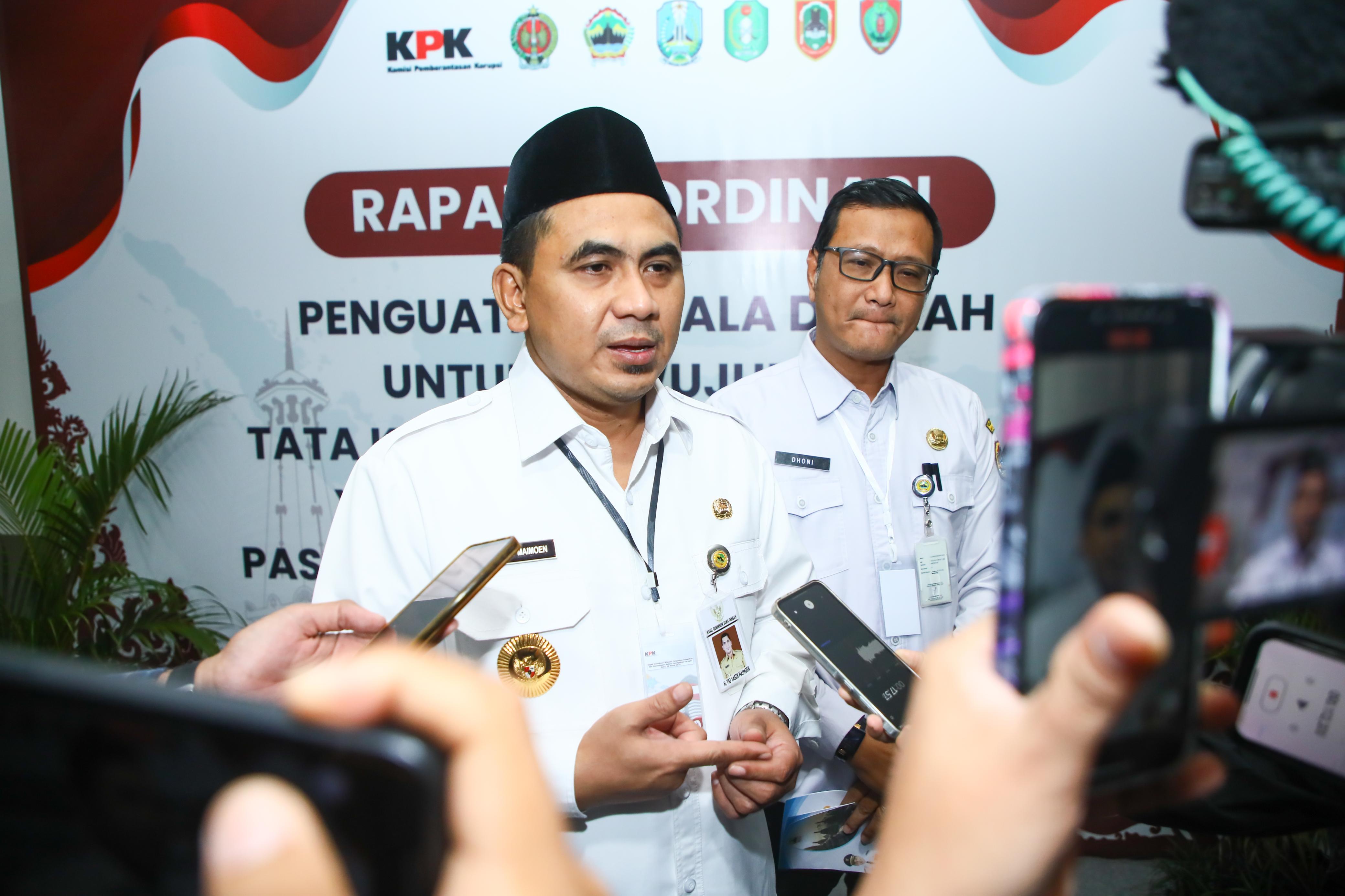 Buktikan Integritas, Pemprov Jateng Raih MCP Tertinggi Dari KPK 