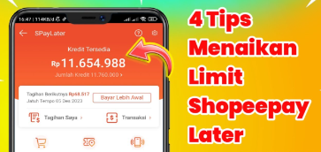 4 Cara Menaikkan Limit Shopee PayLater