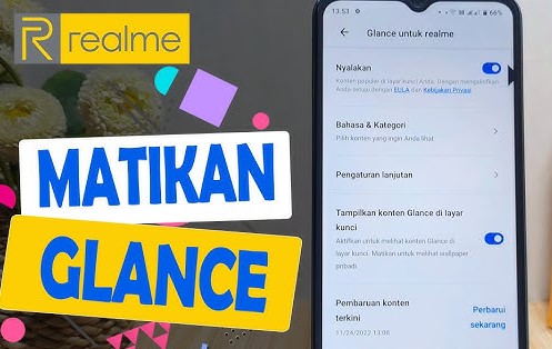 Cara Mematikan Glance di Realme 