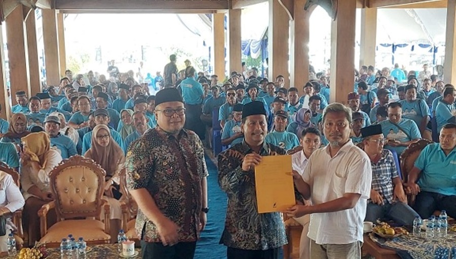 Paslon Harmonis Ditodong Perjanjian untuk Tidak Relokasi Pasar Kota Rembang jika Jadi