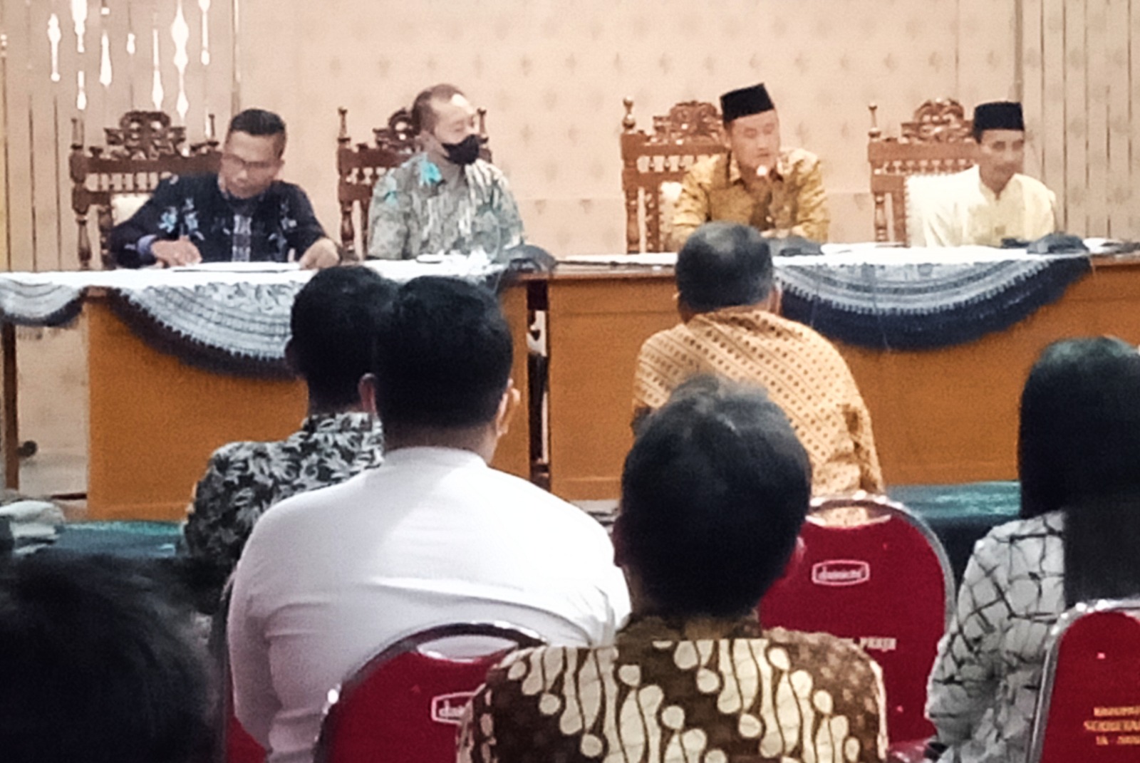 Perkumkris Kabupaten Pemalang Audiensi dengan Plt Bupati 