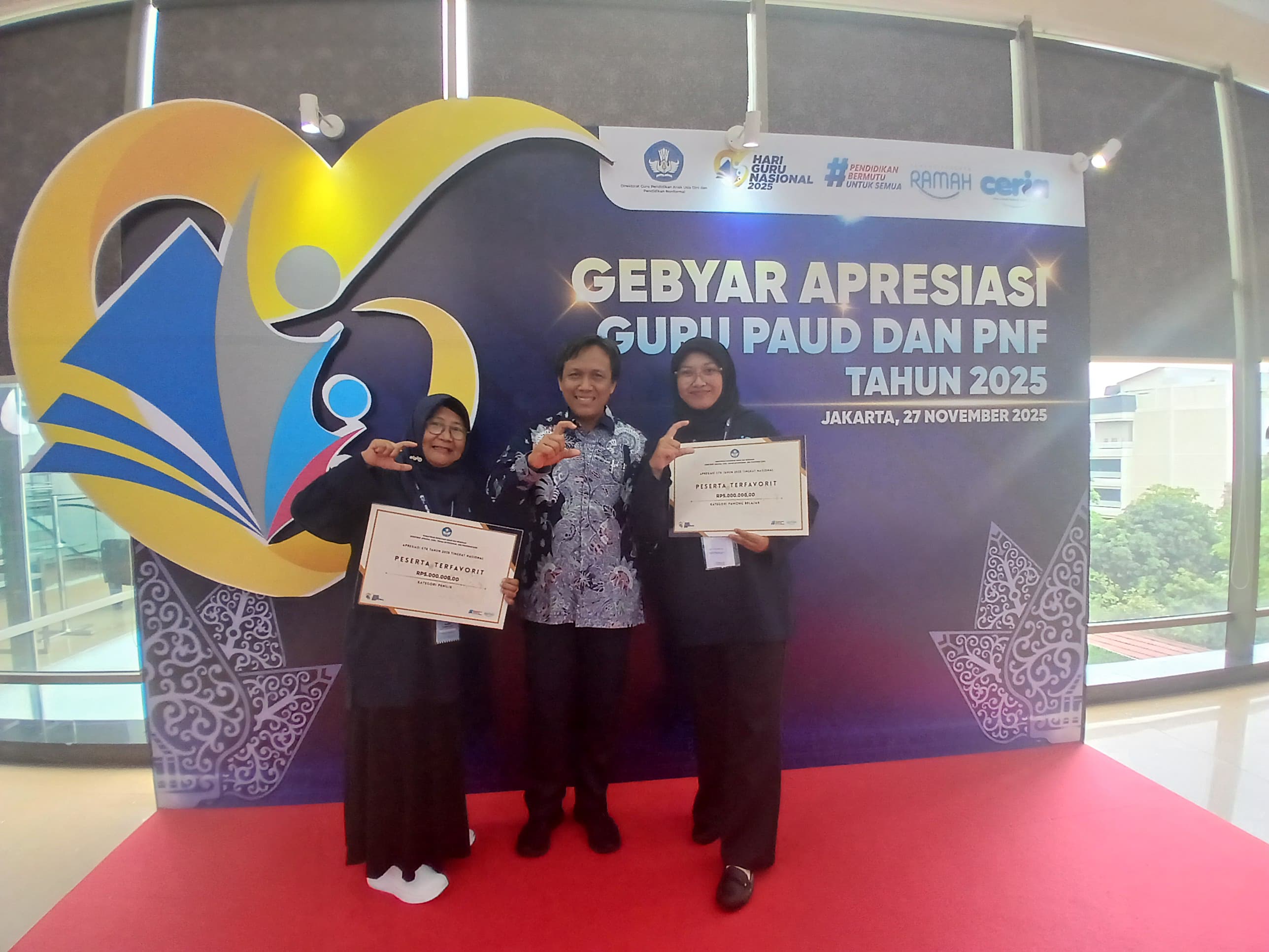 Pamong Belajar dan Penilik Kabupaten Tegal Raih Juara Favorit Ajang Apresiasi Nasional