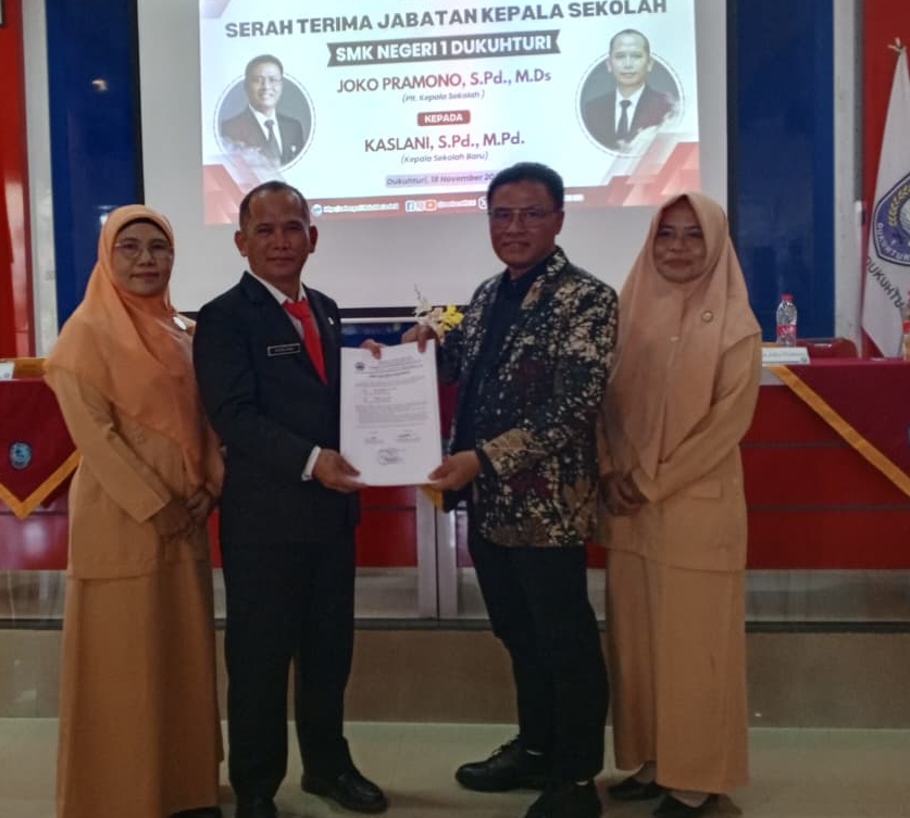 Kaslani Jabat Kepala SMKN 1 Dukuhturi Kabupaten Tegal 