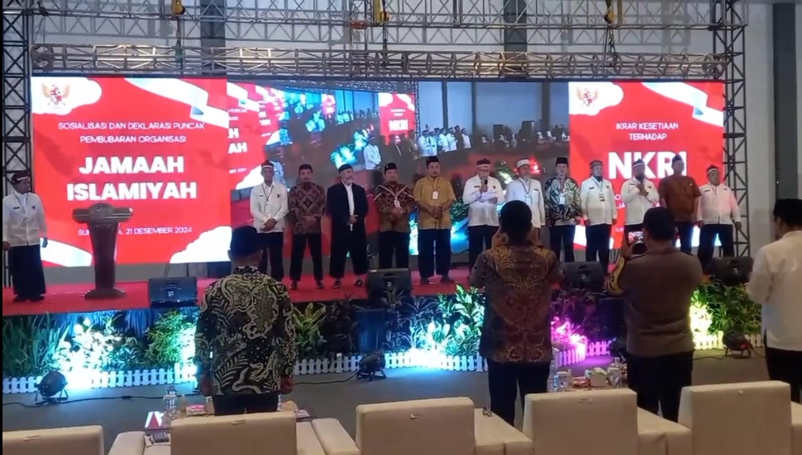 Ribuan Eks Anggota Jamaah Islamiyah Deklarasi Kembali ke NKRI