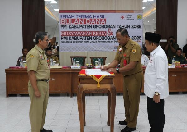 Melebihi Target, Bulan Dana PMI Grobogan Tahun 2025 Capai Rp 1,5 Miliar