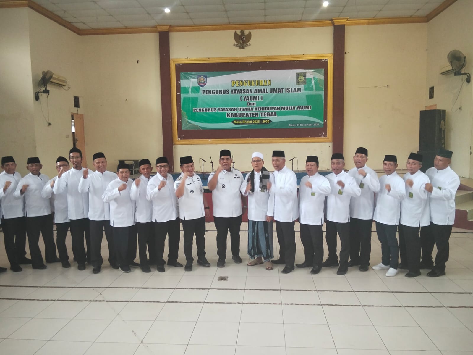 Bupati Tegal Ischak Kukuhkan Pengurus Yaumi Kabupaten Tegal