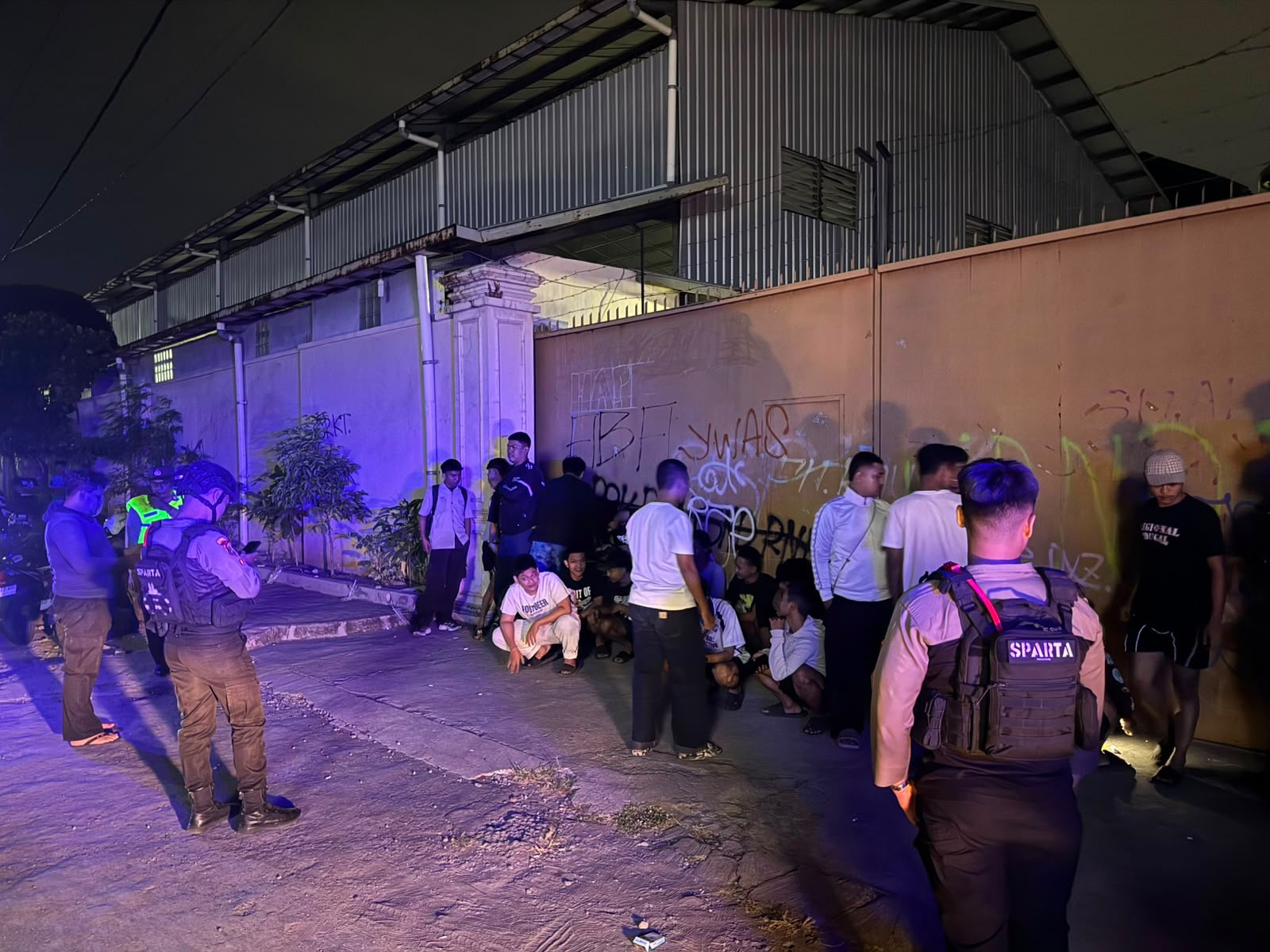 Aksi Vandalisme digagalkan di Manahan, 22 Remaja diamankan Polisi