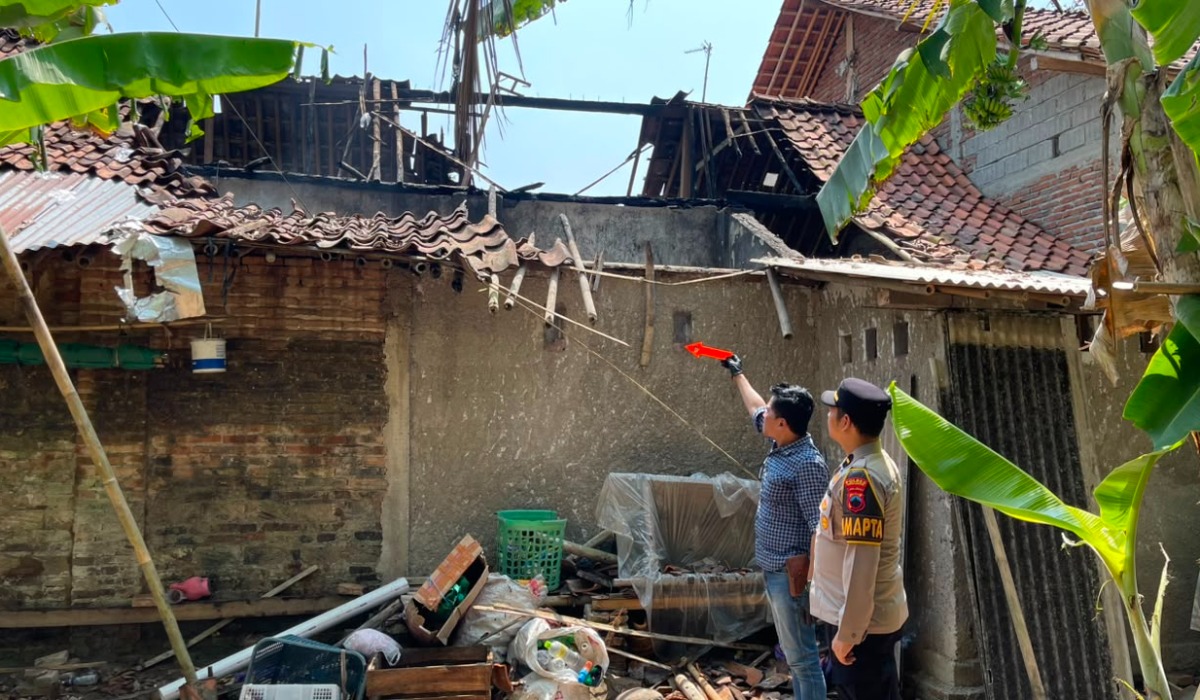 Rumah Warga Murtirejo Kebumen Terbakar, Kabel Listrik Diduga Picu Kebakaran