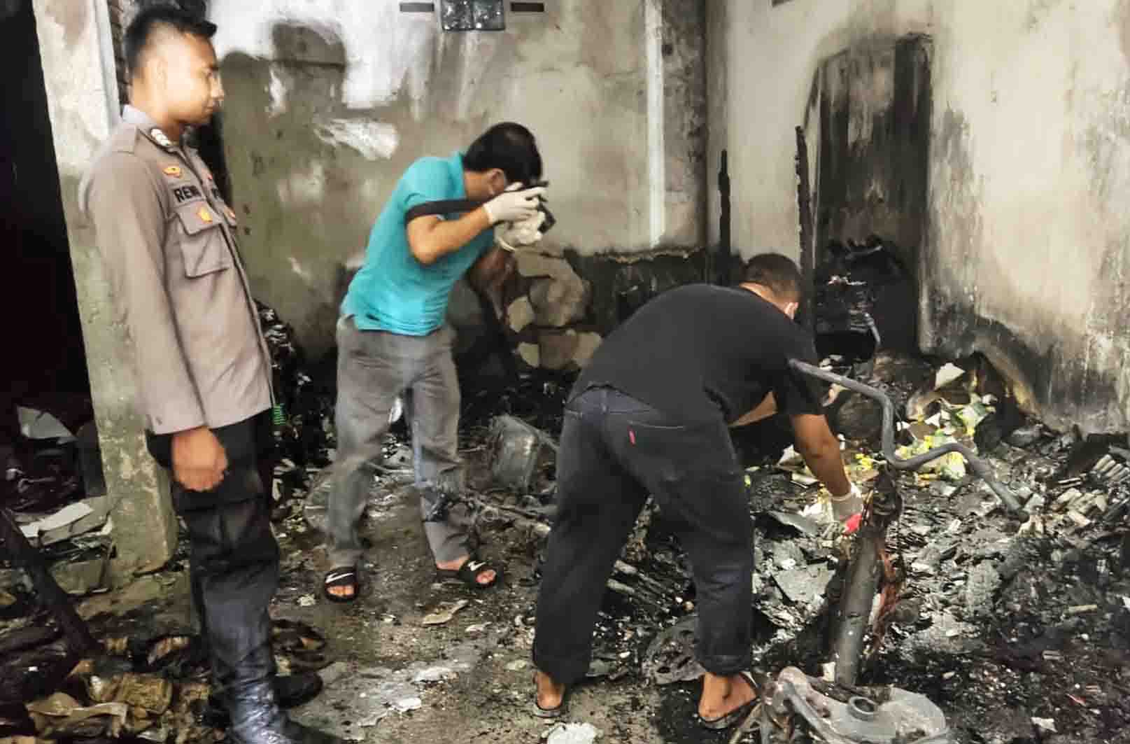 Sebab Puntung Rokok, Ruko di Grobogan Ludes Terbakar, Kerugian Capai Rp 500 Juta