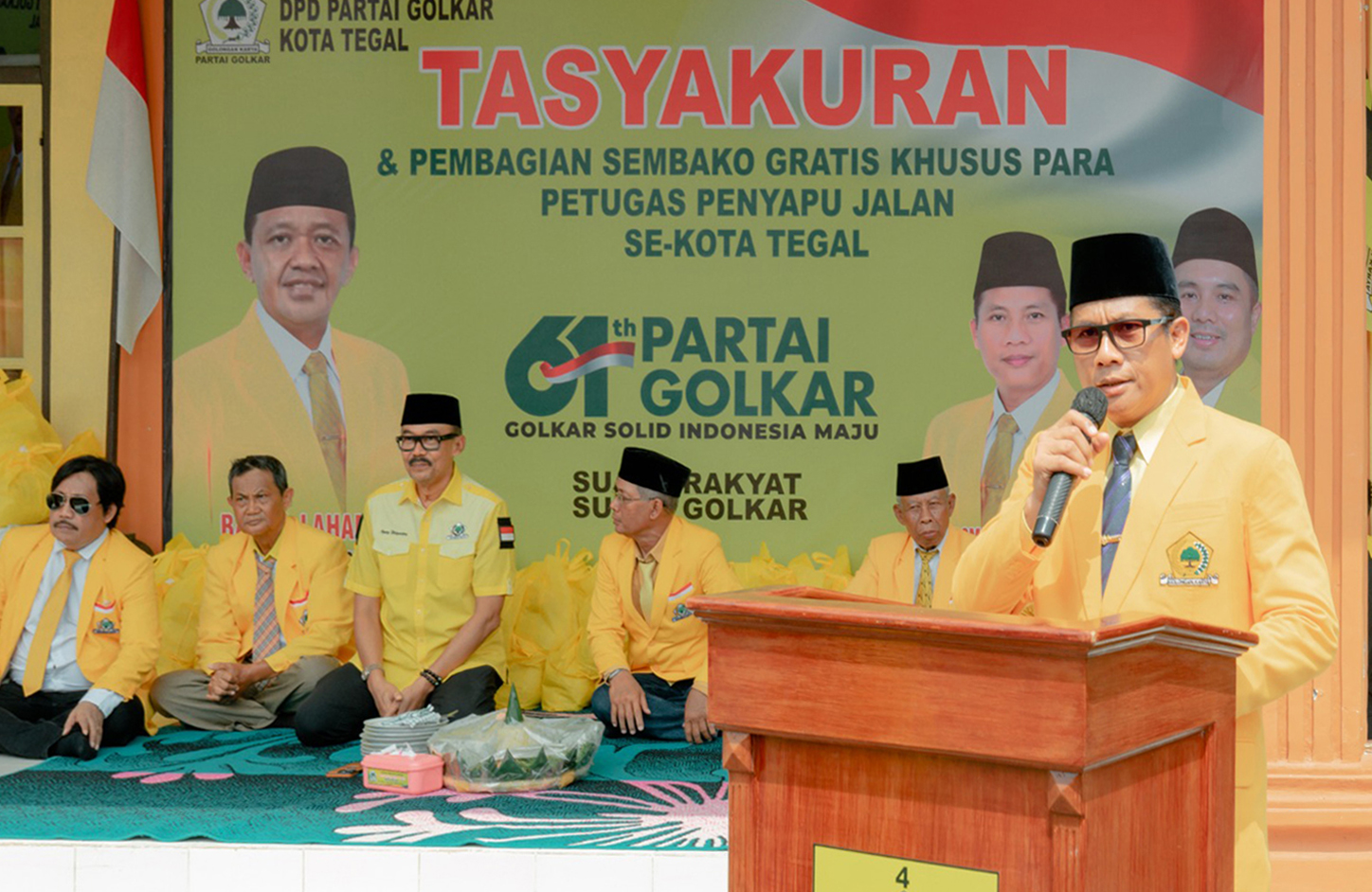 Golkar Kota Tegal Rayakan HUT ke-61, Gelar Ziarah hingga Bakti Sosial